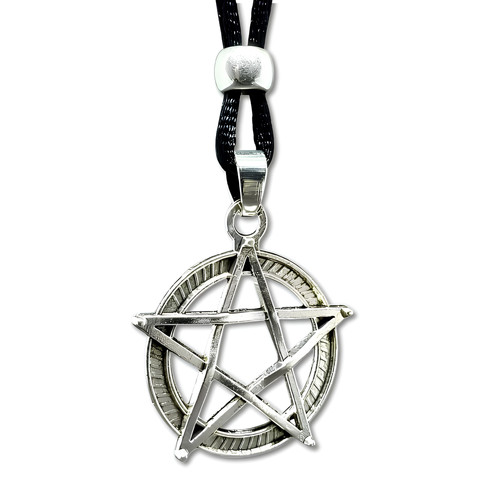Collier pendentif pentacle