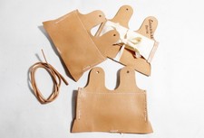 Amortisseurs pour сoiffe intérieure cuir naturel vieilli casque Allemand M16 WWI