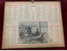 CALENDRIER ALMANACH PTT 1903 (