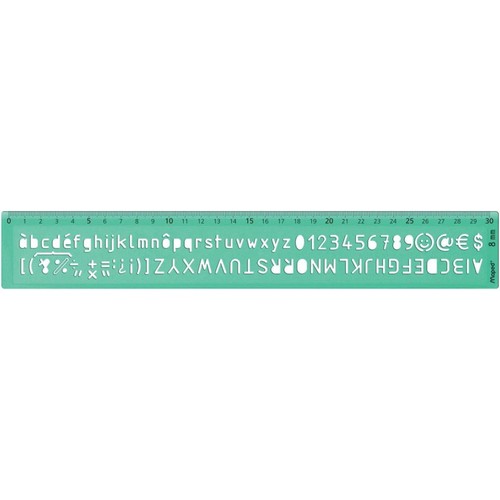 Règle trace lettres - règle,