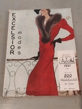magazine EXCELSIOR MODES N33 AUTOMNE 37 dessin:WECLA,BAILLE,POLACK,VAL,BRET-KOCH