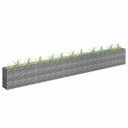 Lit surélevé gabion acier - lit,