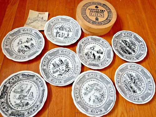 Vtg gien assiettes - vtg,
