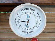 Horloge des marées cadran bois, diam.22cm,Imex Marine Les ateliers de Neptune