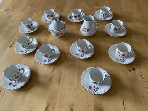 Service café porcelaine de - à,