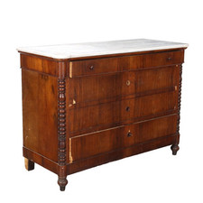 Commode Louis Philippe Ancienne Marbre XIXe Siècle Originale