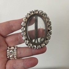Cadre strass ancien - strass, fin