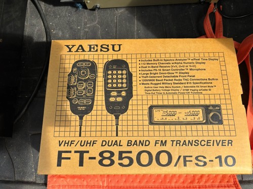 Nos yaesu 8500 dual - yaesu, ft-8500