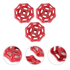 3pcs Handle en fonte des roues