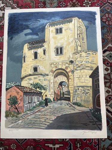 Yves brayer lithographie - yves,