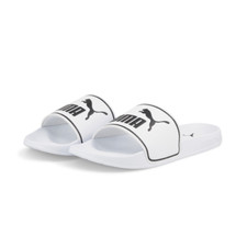 PUMA LEADCAT 2.0 WHITE BLACK CIABATTE CON FASCIA DA ADULTO mare piscina doccia