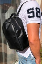 Sac à dos en cuir pour homme, Sac Vénezia Grandé en cuir de qualité, intemporel