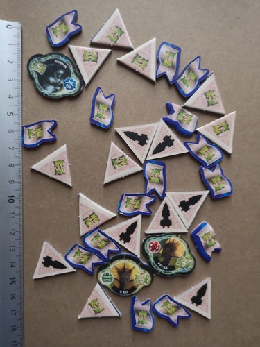 Light brown tokens - brown, lot