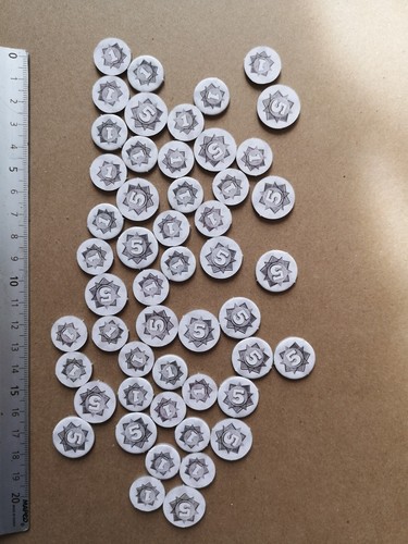 Lot commandement tokens tide - lot, tokens/