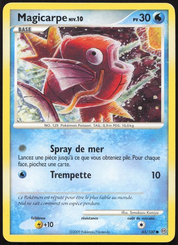 Carte pokémon magicarpe - carte,