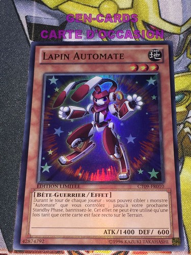Carte lapin automate - yu, oh