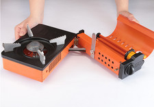 Cuisinière à gaz divisée