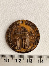 MEDAILLE TROUPES ALLEMANDES DANS PARIS 1ere GUERRE MONDIALE Ref20428J