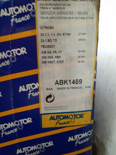 Kit frein tambour - kit,