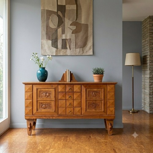 Buffet rustique vintage - buffet, bois