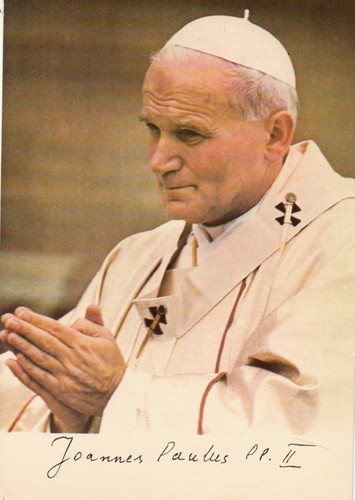 Carte postale pape - pape, pope