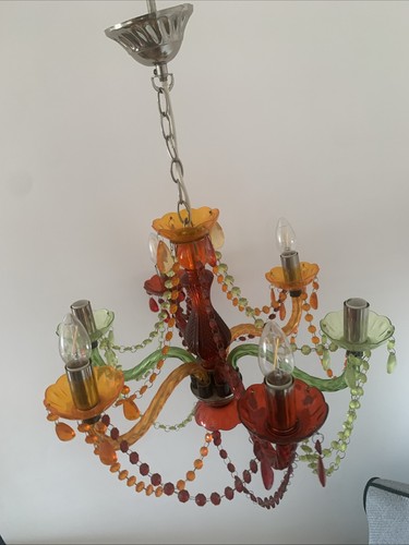 Lustre coloré style murano - coloré,
