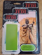 Cardback Star Wars Tusken Raider (Homme des Sables) Tri-Logo Kenner Vintage