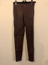 Pantalon Legging  cuir agneau  Taille 25 Victoria Beckham