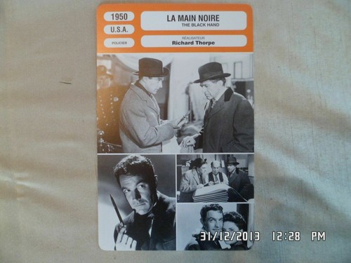 Carte fiche cinema 1950 - cinema, la