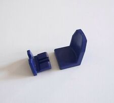 PLAYMOBIL (Y1297) HOPITAL - Siège & Repose Pieds Fauteuil Roulant Bleu Vert 3928