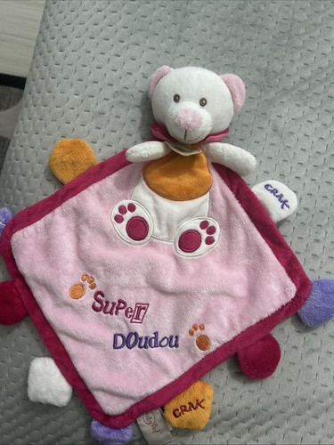 Doudou plat ours - plat,