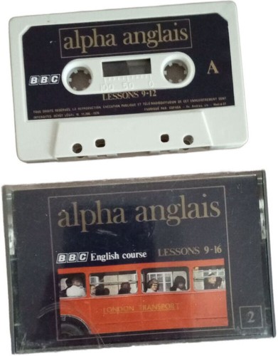 Audio alpha anglais - k7, bon