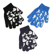 Garçons Noël Gants 3 Paquet