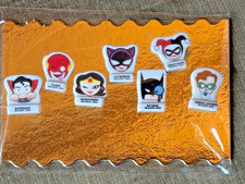 Série complète de 7 fèves   Les SUPER HEROS de 2023