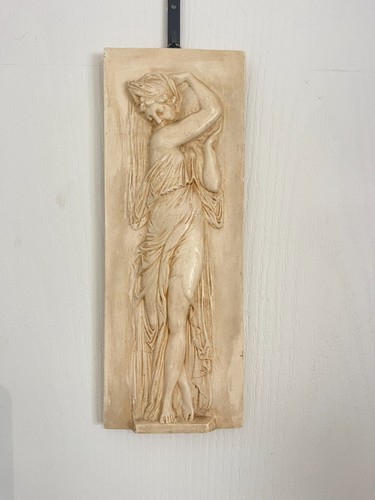 Ancien mural bas relief nymphe - ancien,