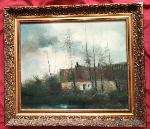 Superbe huile par - jean, bernard