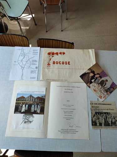 Ancien menu paul bocuse - menu, mof
