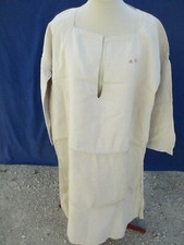 Chemise ancienne N°214 femme homme grand mère chanvre  nuit robe état neuf