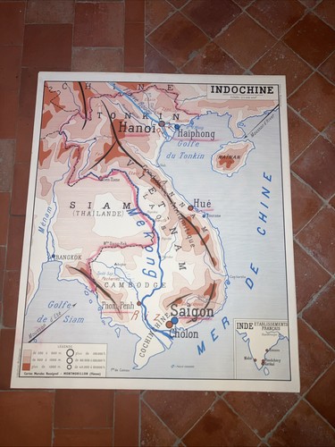 Ancienne carte scolaire - ancienne,