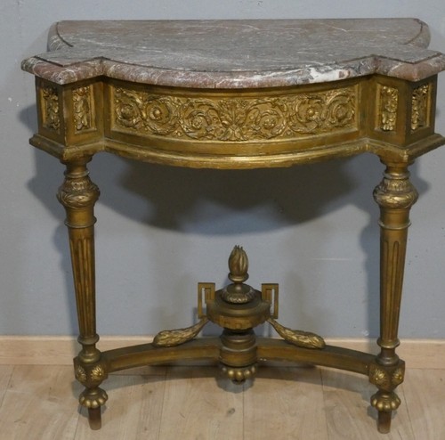 Console demi lune style - console, de