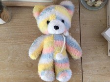 Doudou vintage Ours arc en