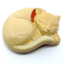 ESTEE LAUDER Parfum solide Concrète plein avec boite contre boite CHAT 1994