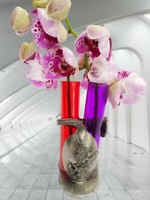 SCULPTURE EN ÉTAIN FLEURS EN CUILLÈRES - Support pour Fleurs - Pièce Unique