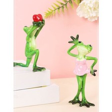 Charmante sculpture grenouille