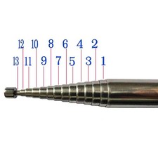 Antenne dipolaire portable HF 7 �� 54 MHz large bande en acier inoxydable PESA D