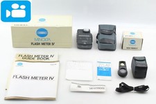 🎦VIDEO👀✨MINT✨ Minolta Flash Meter IV Light Meter avec View Finder 5 du JAPAN