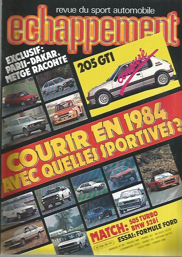Echappement 184 205 gti - echappement, /