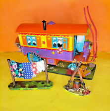 ROULOTTE  pour CRECHE SANTON DIORAMA caravane gypsy gitan forain décor