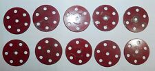 LOT DE 10 DISQUES 6 TROUS 35mm