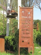 Panneau de jardin en rouille noble chemin vers les étoiles brise-vue jardin c...